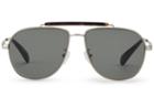 Toms Toms Booker Satin Silver4 Sunglasses With Green Grey Lens