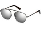 Toms Toms Riley Gunmetal Sunglasses With Chrome Flash Mirror Lens