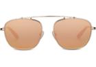 Toms Toms Riley Rose Gold Sunglasses With Olive Gradient Lens