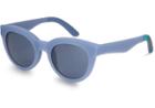 Toms Traveler By Toms Florentin Matte Infinity Blue Solid Indigo Lens Sunglasses With Indigo Blue Lens