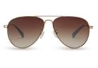 Toms Toms Maverick 301 Yellow Gold Sunglasses With Brown Gradient Lens