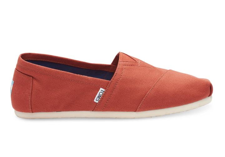 Toms Picante Red Canvas Men's Classics