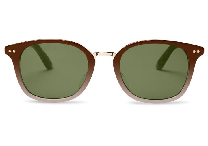Toms Toms Barron Honey Fade Sunglasses With Olive Gradient Lens