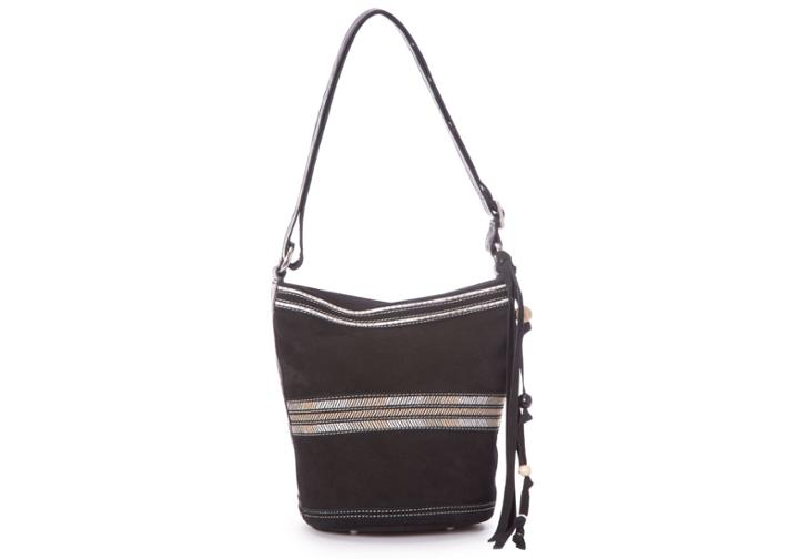 Toms Black Suede Mix Strata Bucket