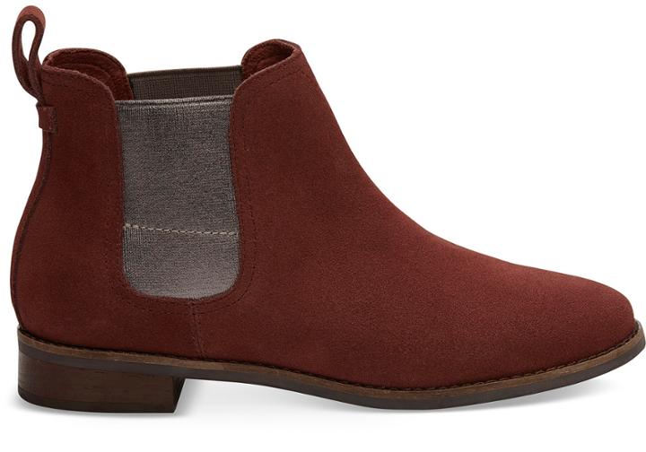 Toms Muscat Suede Women's Ella Booties
