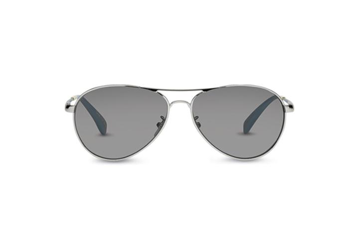 Toms Toms Kilgore Silver Polarized Sunglasses With Smoke Grey Lens