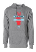 Toms End Gun Violence Together Heather Grey Pullover Hooded Sweatshirt