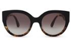 Toms Toms Luisa Black Tortoise Fade Sunglasses With Grey Gradient Lens