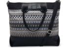 Toms Black Multi Sweater Felt City Tote