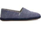 Toms Navy Rugged Chambray On Mono Rope Classics