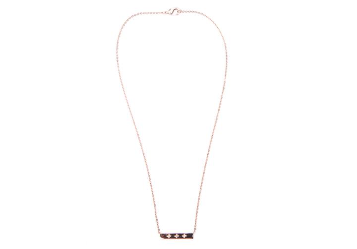 Toms Rose Gold Tag Necklace