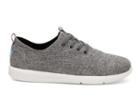 Toms Toms Forged Iron Grey Space-dye Men's Del Rey Sneakers Shoes - Size 10
