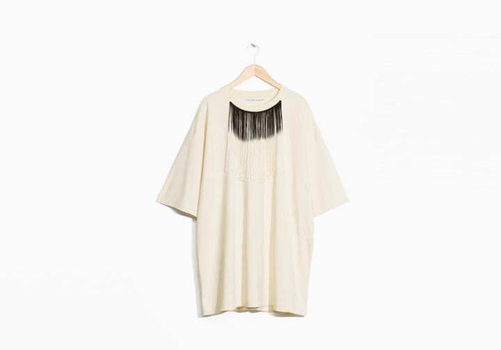Toms Toms & Other Stories Fringed T-shirt Dress - Size L