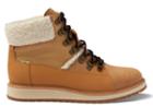 Toms Waterproof Desert Tan Suede And Leather Women's Mesa Boots