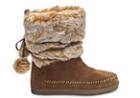 Toms Toms Rawhide Suede Faux Hair Women's Nepal Boots - Size 6
