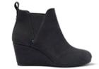 Toms Forged Iron Grey Suede Women's Kelsey Booties
