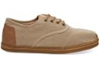 Toms Toffee Micro Corduroy Faux Shearling Men's Cordones