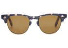 Toms Toms Lobamba Retro Polka Dot Sunglasses With Solid Brown Lens