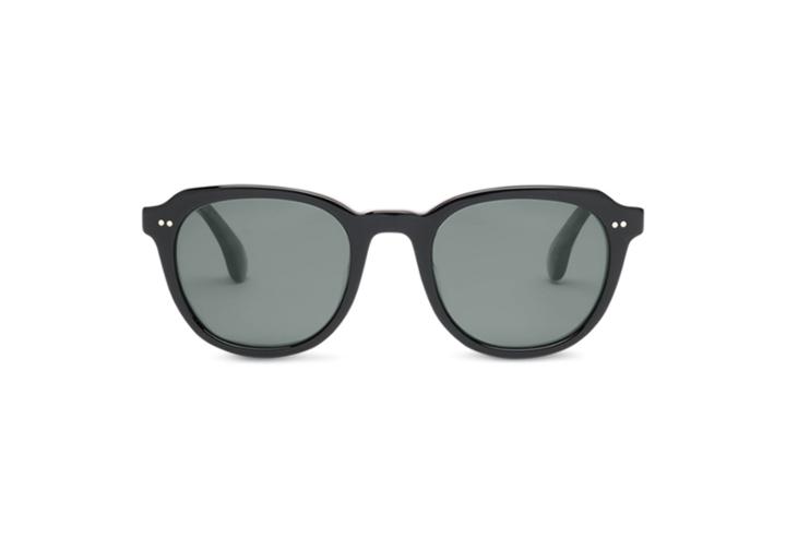 Toms Toms Rooper Black Honey Polarized Sunglasses With Green Grey Lens