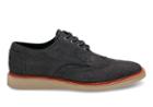 Toms Toms Black Denim Men's Brogues Shoes - Size 7.5