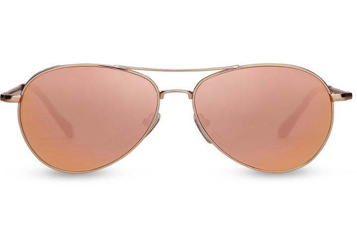 Toms Kilgore 301 Shiny Rose Gold Mirror Lens With Side Shield