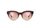 Toms Traveler By Toms Women's Florentin Matte Ombre Sunglasses With Violet Brown Gradient Lens