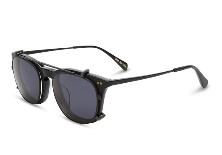Toms Toms Maxwell Matte Metal Black Sunglasses With Dark Grey Lens