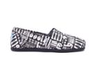 Toms Black White Canvas Tiki Women's Classics