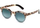 Toms Toms Fin Cream Tortoise Teal Fade Sunglasses With Turquoise Gradient Lens