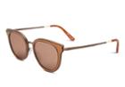 Toms Toms Rey Ash Brown Crystal Sunglasses With Brown Gradient Lens