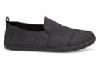 Toms Toms Black On Black Denim Men's Deconstructed Alpargatas Shoes - Size 8.5