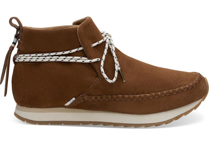 Toms Dark Amber Suede Women's Rio Sneakers