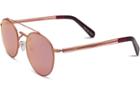 Toms Toms Jarrett Matte Sherry Sunglasses With Rose Mirror Lens