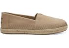 Toms Stone Brown Nubuck Women's Espadrilles
