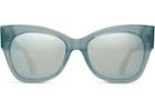 Toms Toms Autry Powder Blue Crystal Sunglasses With Light Blue Mirror Lens