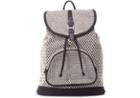 Toms Black And White Pattern Weave Departure Backpack