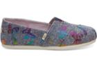 Toms Rainbow Butterfly Foil Chambray Women's Classics