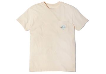Toms Venice Natural Short Sleeve Crew Pocket Tee