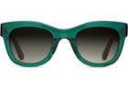 Toms Toms Chelsea Emerald Crystal Sunglasses With Olive Gradient Lens