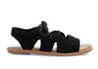 Toms Toms Black Suede Women's Calipso Sandals - Size 9