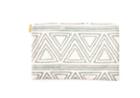 Toms Beaded Sage Triangle Foldover Clutch