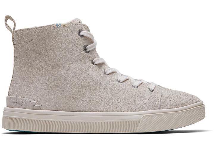 Toms Birch Shaggy Suede Women's Trvl Lite High Sneakers