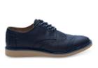 Toms Navy Coated Canvas Men's Brogues