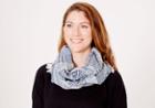 Toms Indigo Tribal Print Scarf