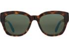 Toms Toms Audrina Tortoise Sunglasses With Green Grey Lens