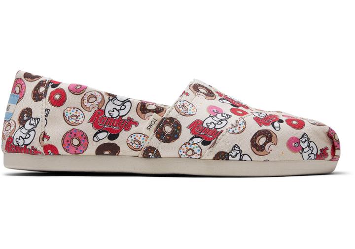 Toms 3.0 Natural Randys Donut Print Women's Classics