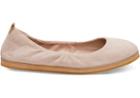 Toms Blush Suede Women's Olivia Flats