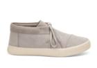 Toms Toms Drizzle Grey Suede Men's Emerson Mid Sneakers Shoes - Size 14