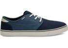 Toms Navy And Mallard Blue Heritage Canvas Mens Carlo Sneakers Topanga Collection