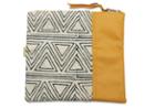Toms Navy Triangles Fold Over Clutch